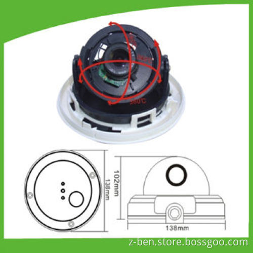 1/3-inch Vandal-proof IR Dome Camera for Color Sony Super HAD II CCD with 650TVL Resolution
